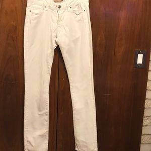 Paige white denim jeans  size 28 x 34